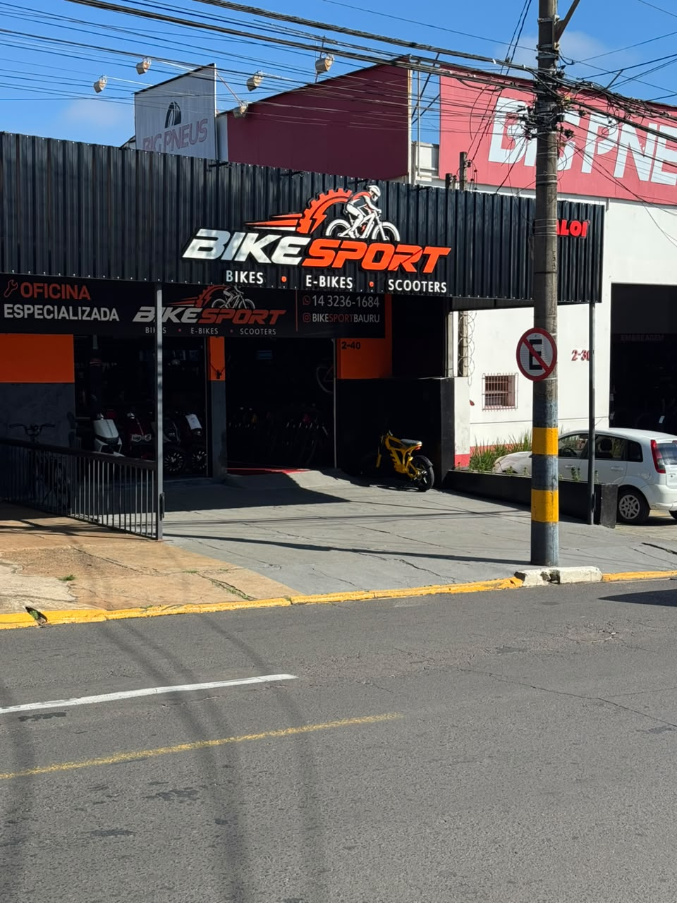 Fachada da loja Bike Sport Bauru